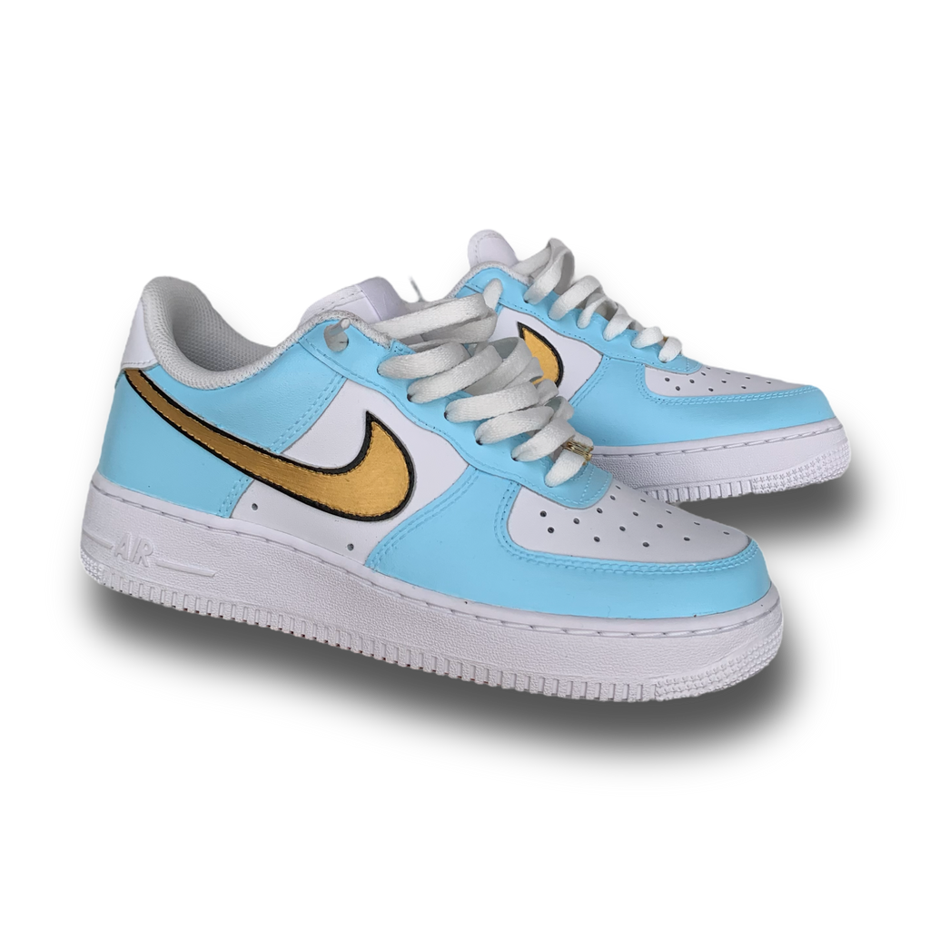 AF1 - Azul / Dorado